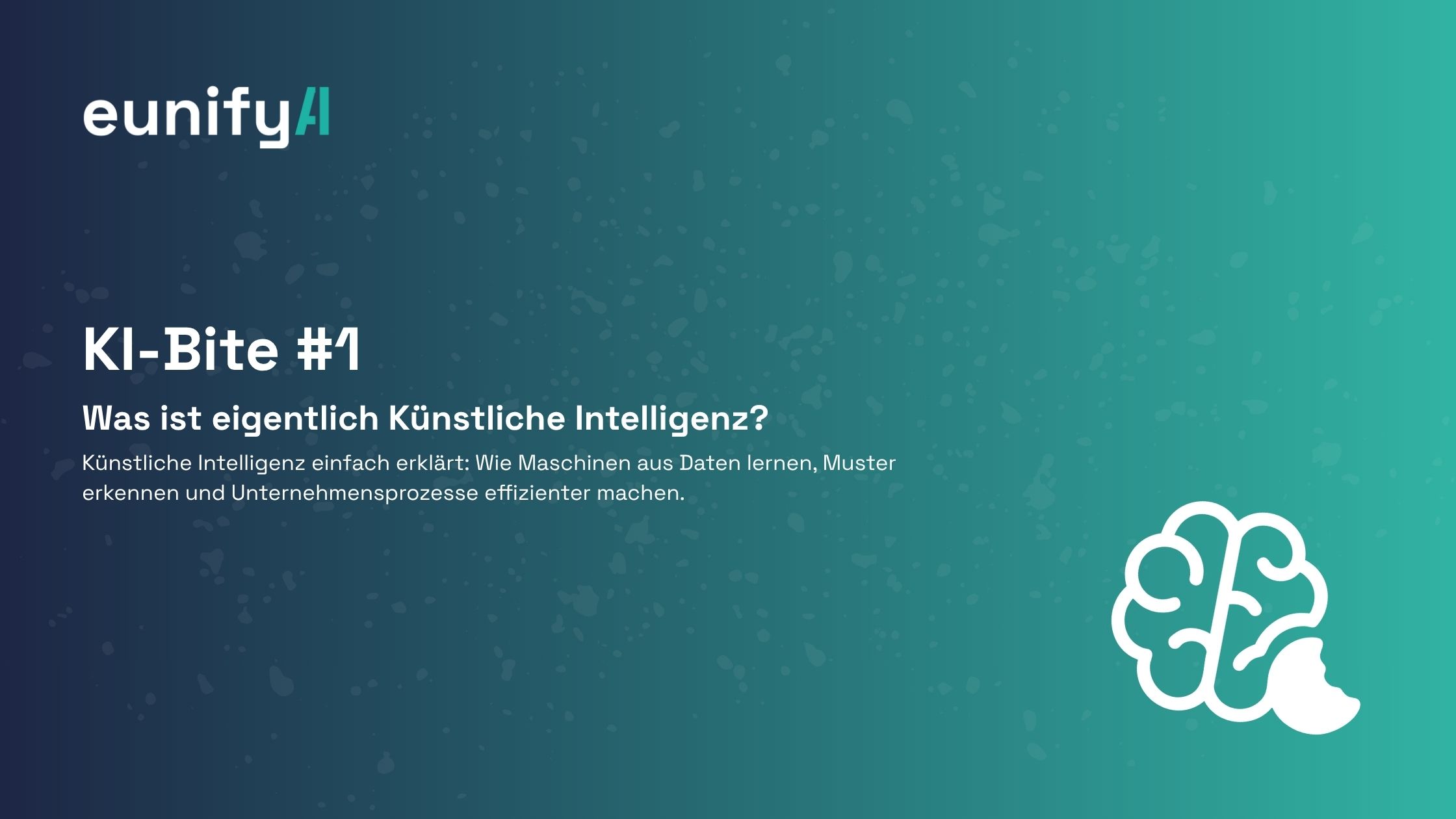 KI Bite #1 – Was ist eigentlich Künstliche Intelligenz?