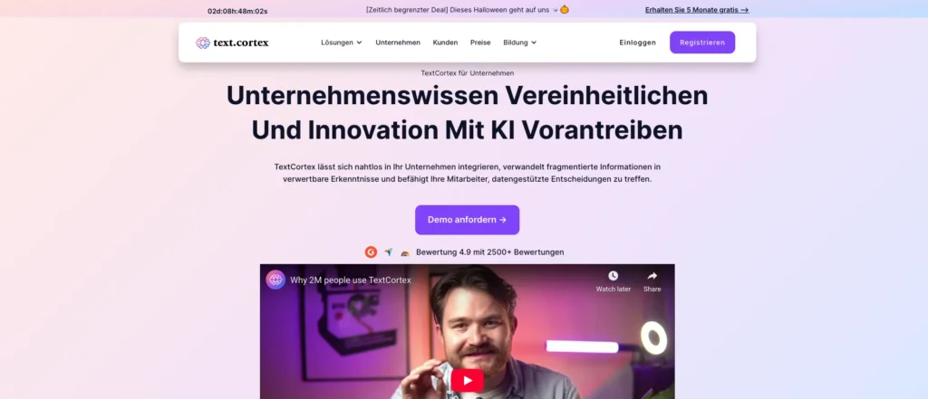Screenshot TextCortex