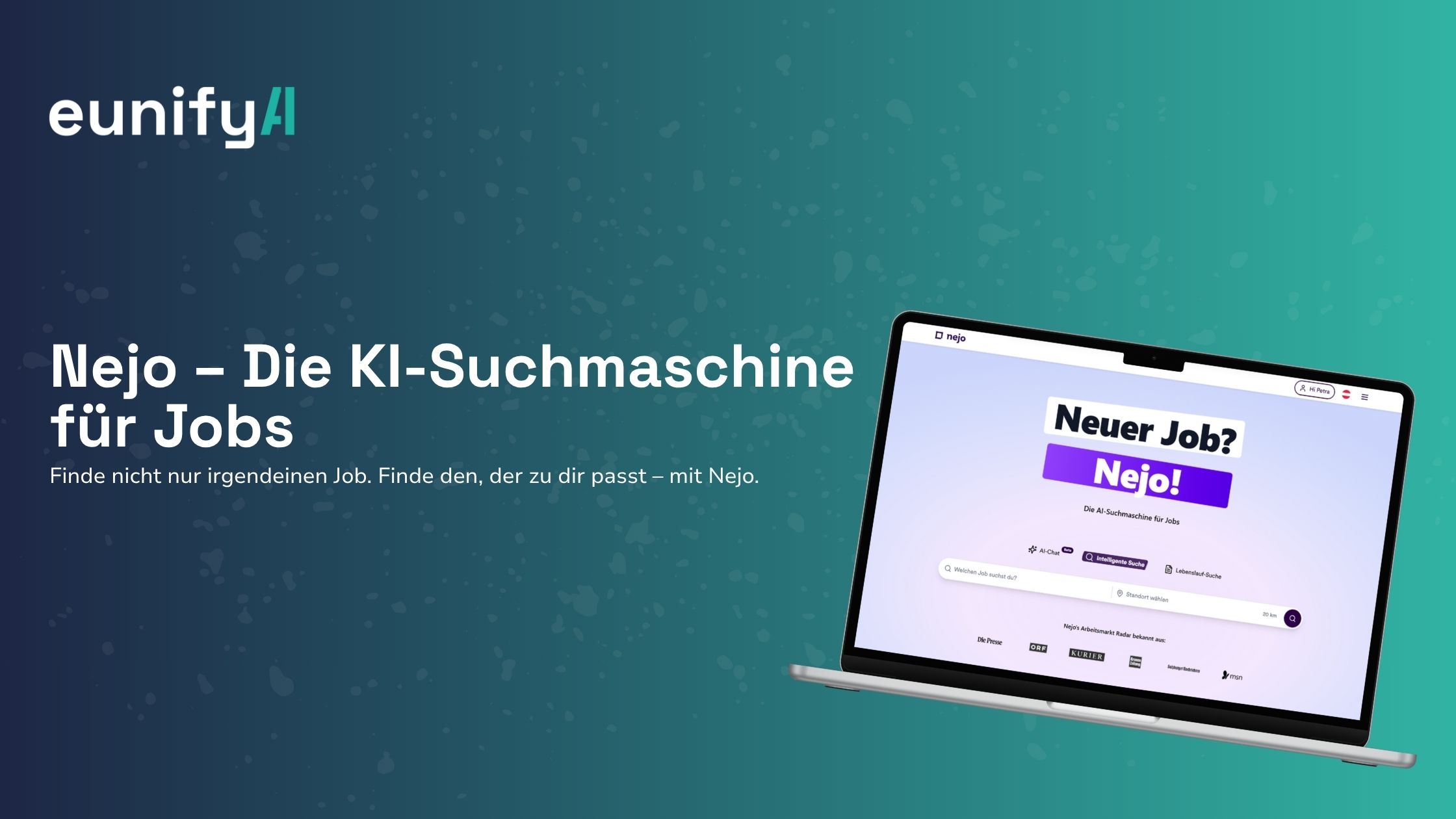 Nejo – Die KI-Suchmaschine für Jobs